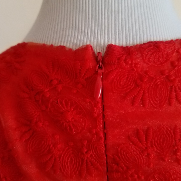 Zara red sheath party dress - Picture 9 of 13